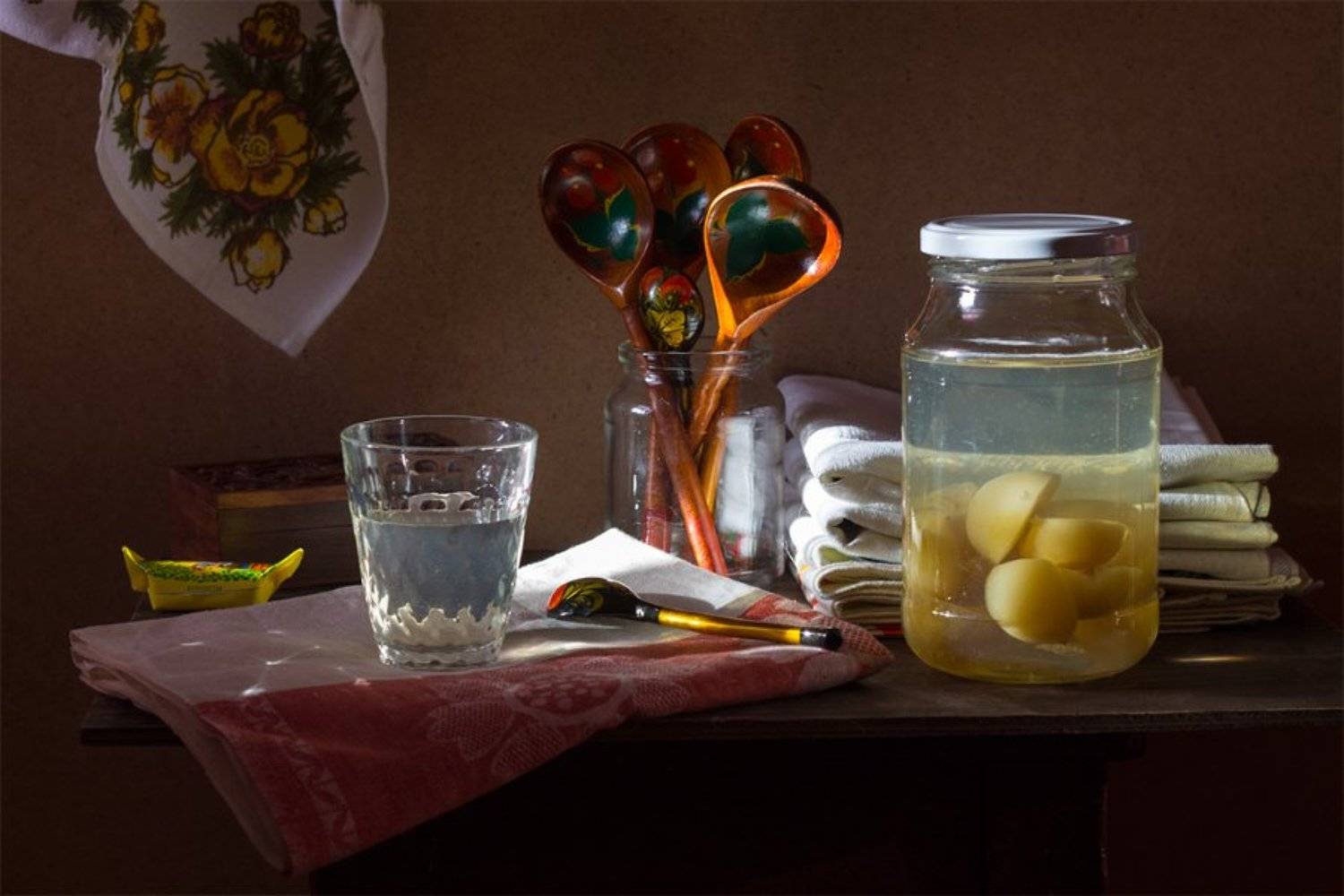 Банка, Компот, Лето, Натюрморт, Курочкина Диана