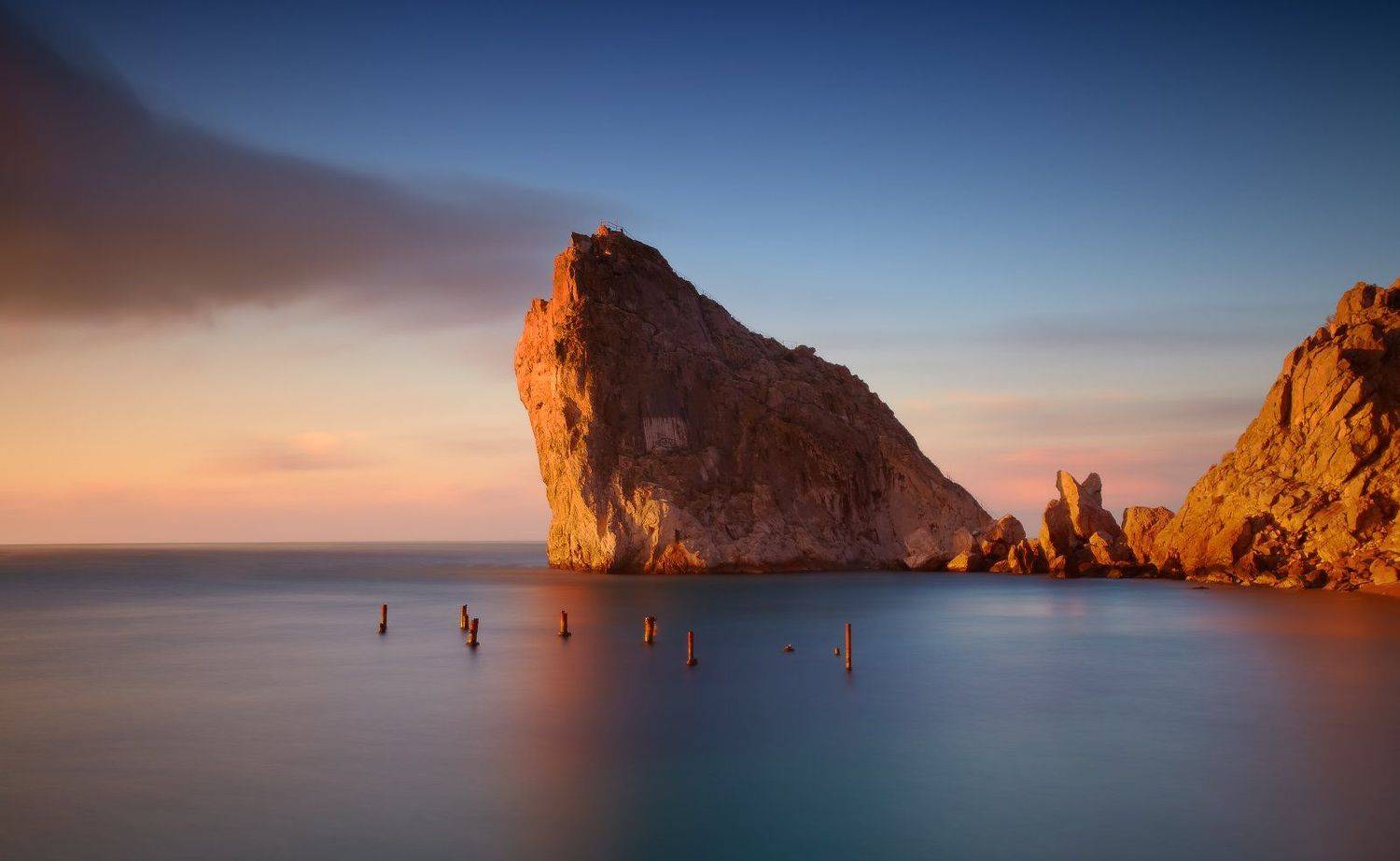 крым симеиз скала Дива рассвет, Михаил Трахтенберг