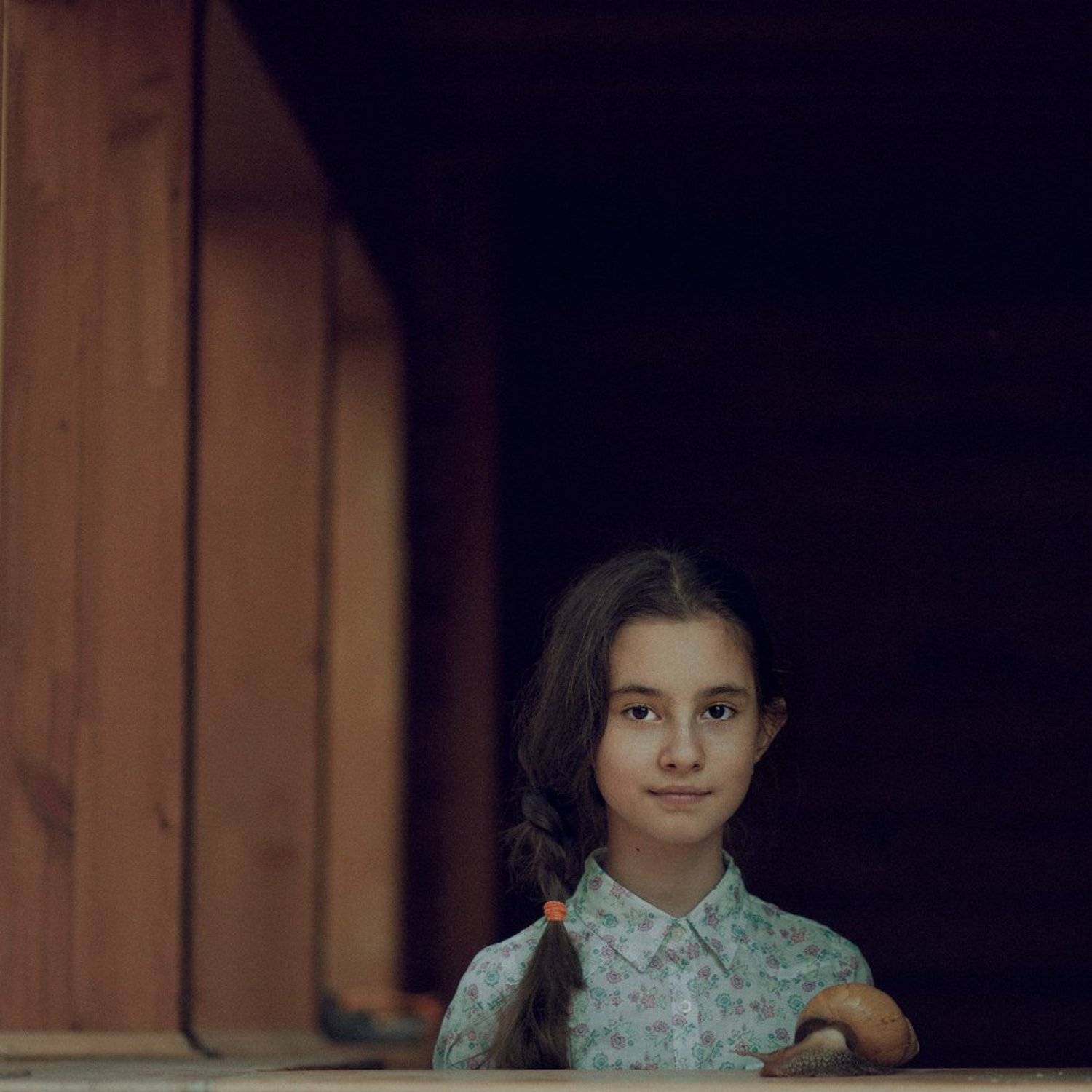 Snail, Девочка, Портрет, Улитка, Анна Гражданкина