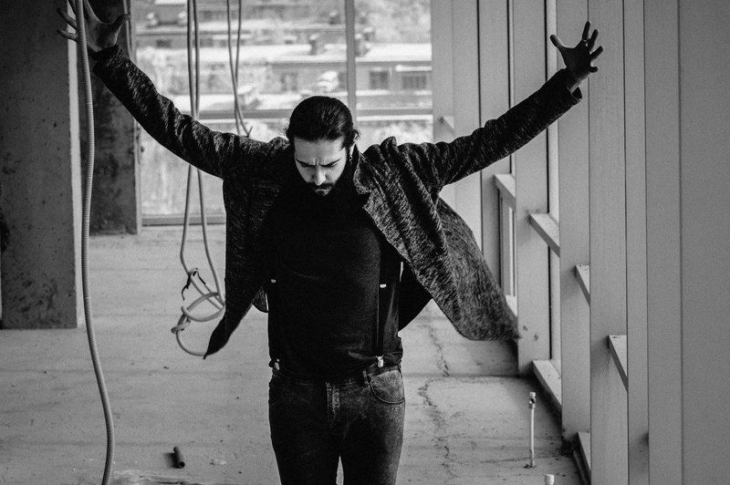 black & white, bw, emotion, face, light, man, model, nikon, people, portrait, studio Konstantine фото превью