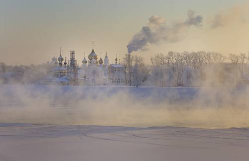 Углич, Волга, -30С.