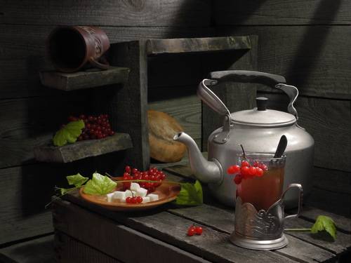 Чай с калиной.