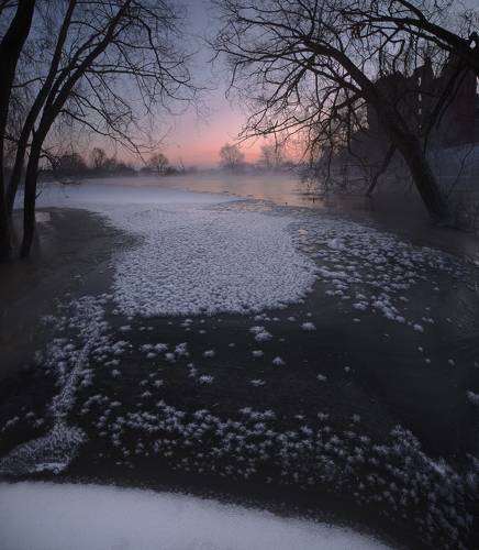 Морозным утром на Протве. Рождество 2023.