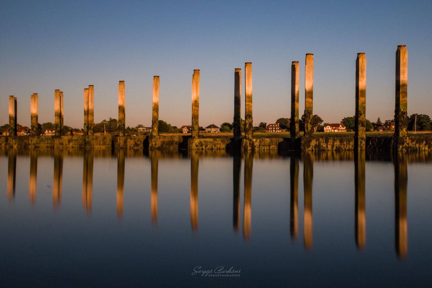 #reflection #harbour #water #england #nature, Barkans Sergejs
