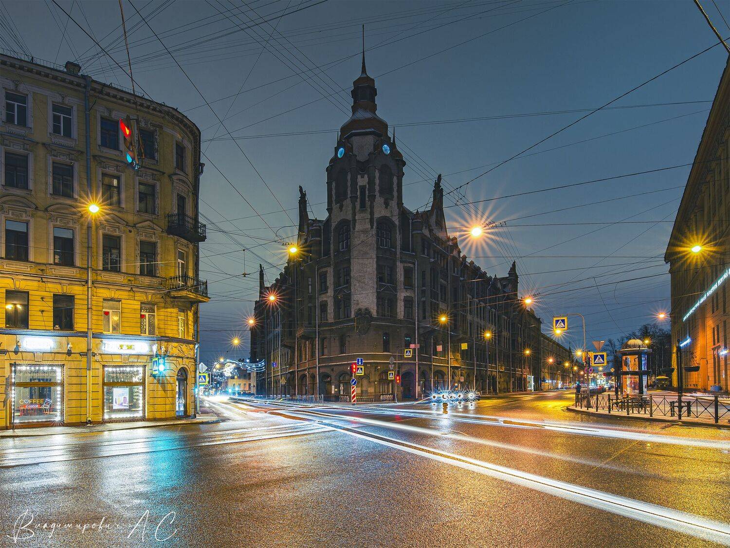 дом городских учреждений питер ночные огни, Алексей Смирнов