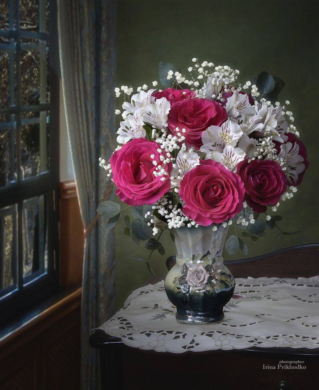 натюрморт, цветы, букеты. розы, аранжировка, цветочные композиции, Приходько Ирина