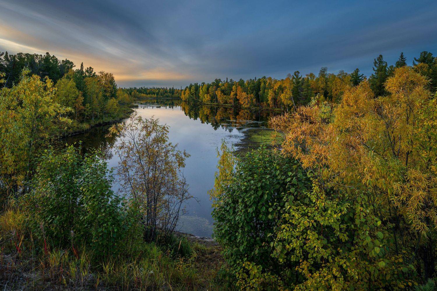 ямал, надым, пейзаж, природа, тундра, река, осень, Олег Сторожев