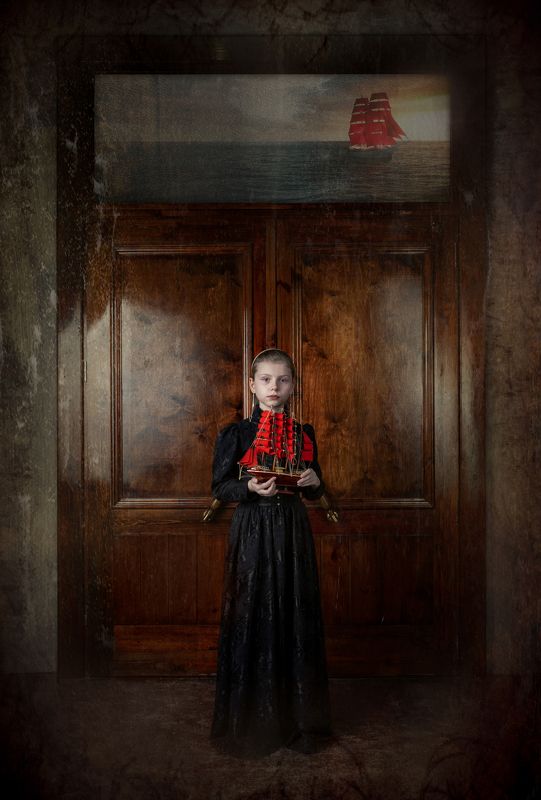 студийный портрет, детский портрет, концептуальное Варвара фото превью