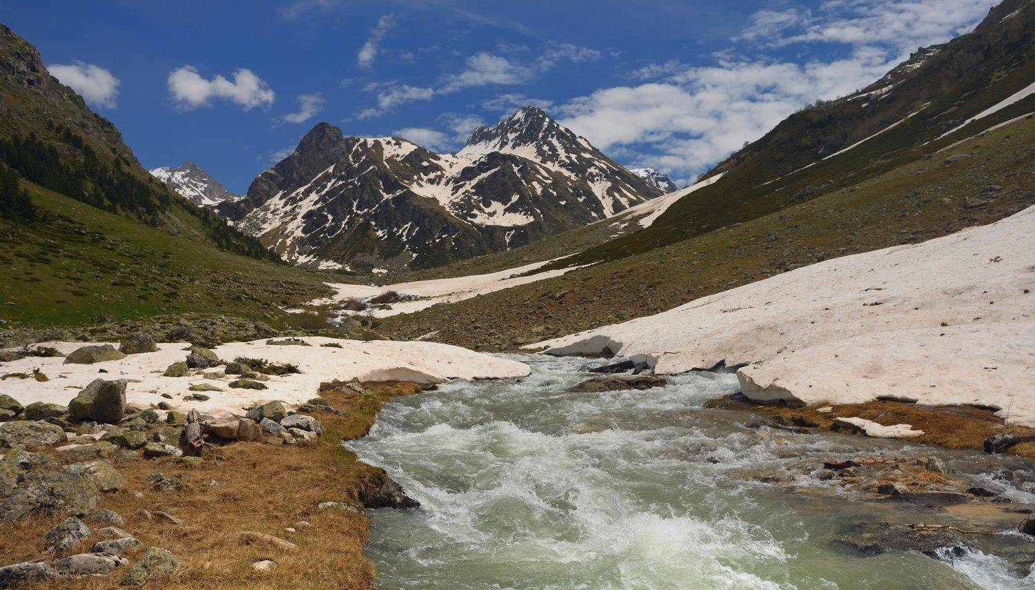 горы весна река, Александр Жарников