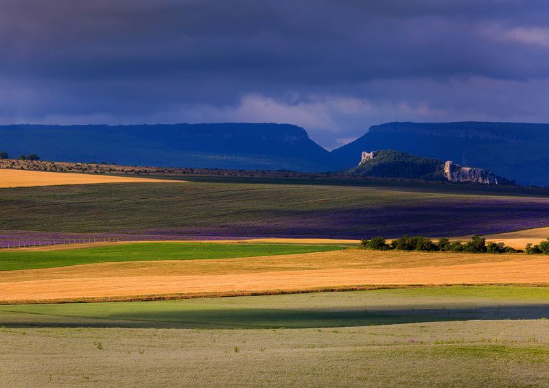 крым, бахчисарай, крымский прованс, крымские пейзажи, пейзажи крыма, лаванда, крымская лаванда, крымское предгорье Крымское предгорье фото превью