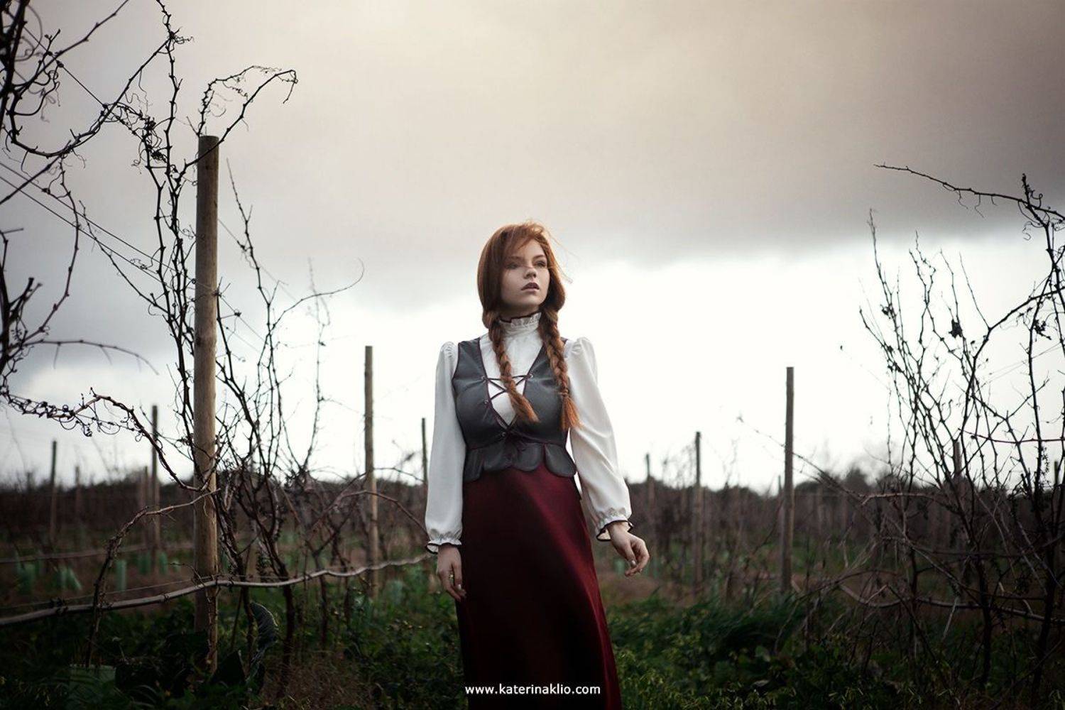 lost, artwork, gardens, oranges, lemon, tree, orange, grape, farm, farming, model, feeling, country, rancho, woman, girl, Катерина Клио