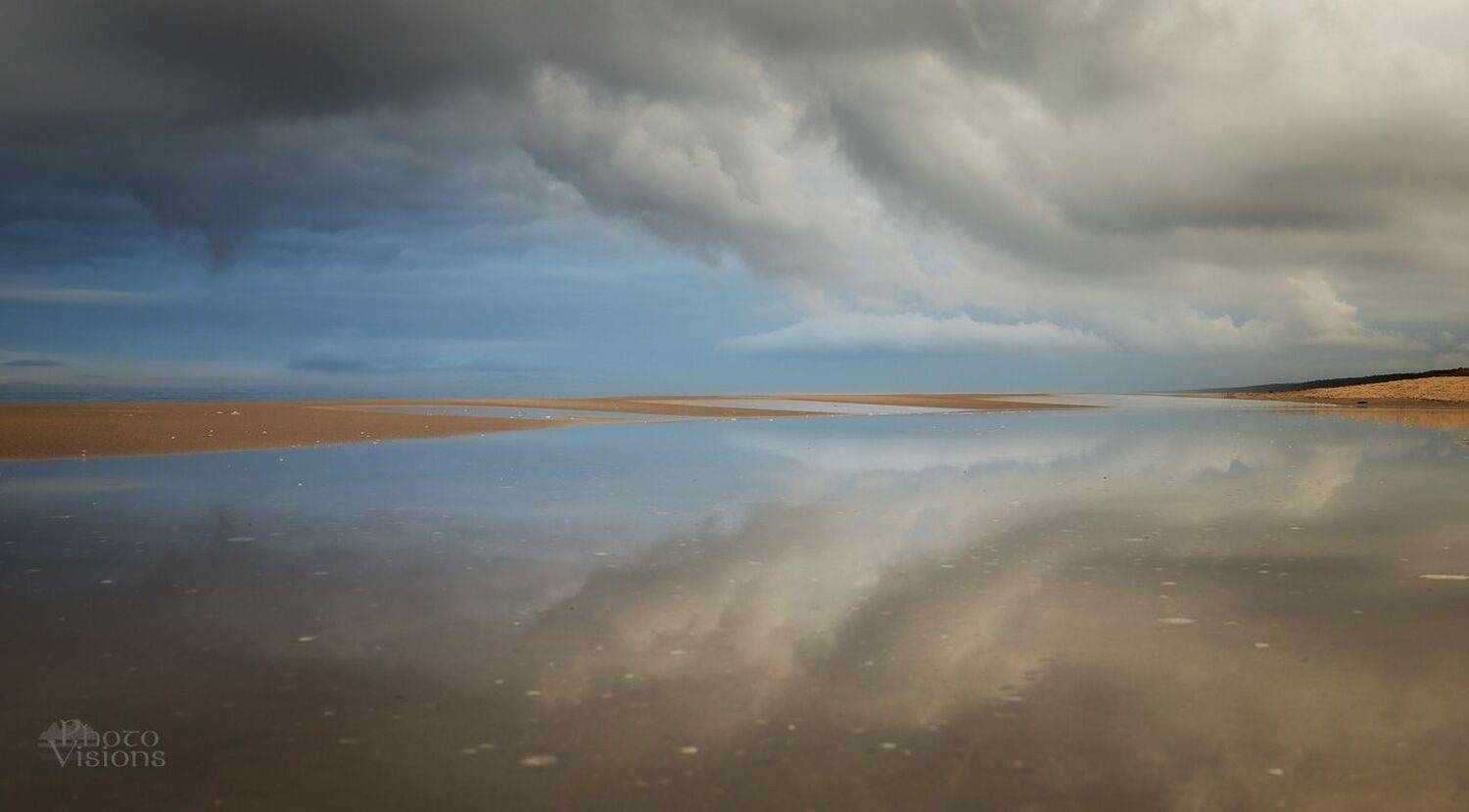 beach,sky,clouds,seascape,landscape,reflections,, Photo Visions