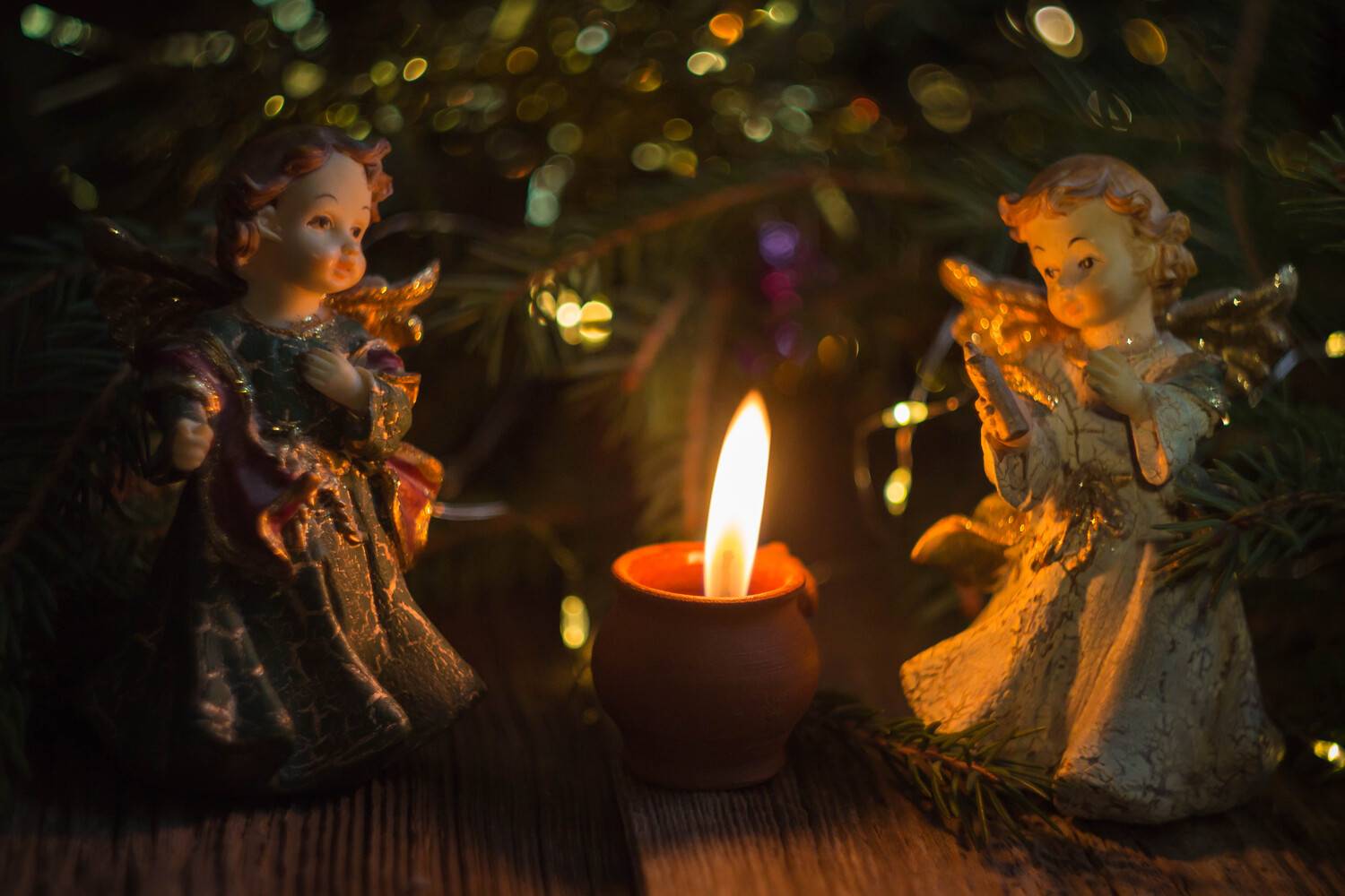 Новый год, Рождество, фигурка, свеча, ангел, Хвойнова Елена