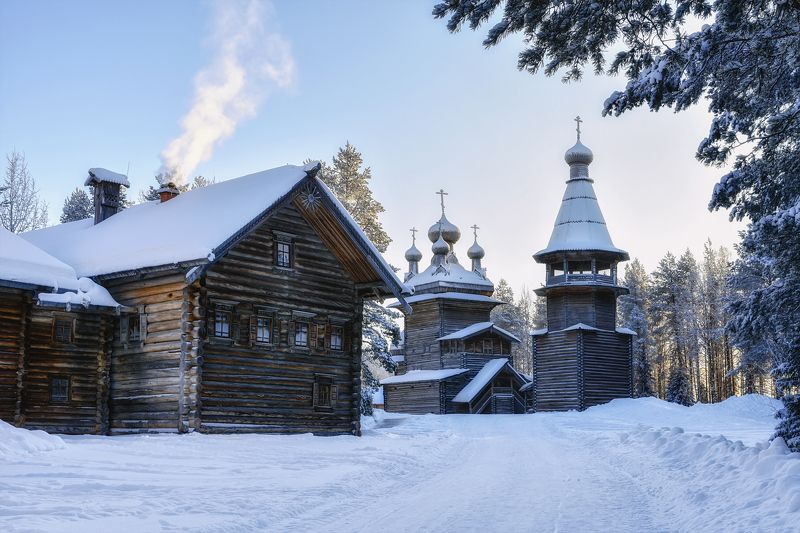 Утро и вечер. Малые Корелы. фото превью
