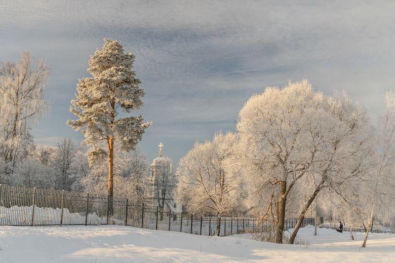 Благодать - морозное в Новогодние дни..... фото превью