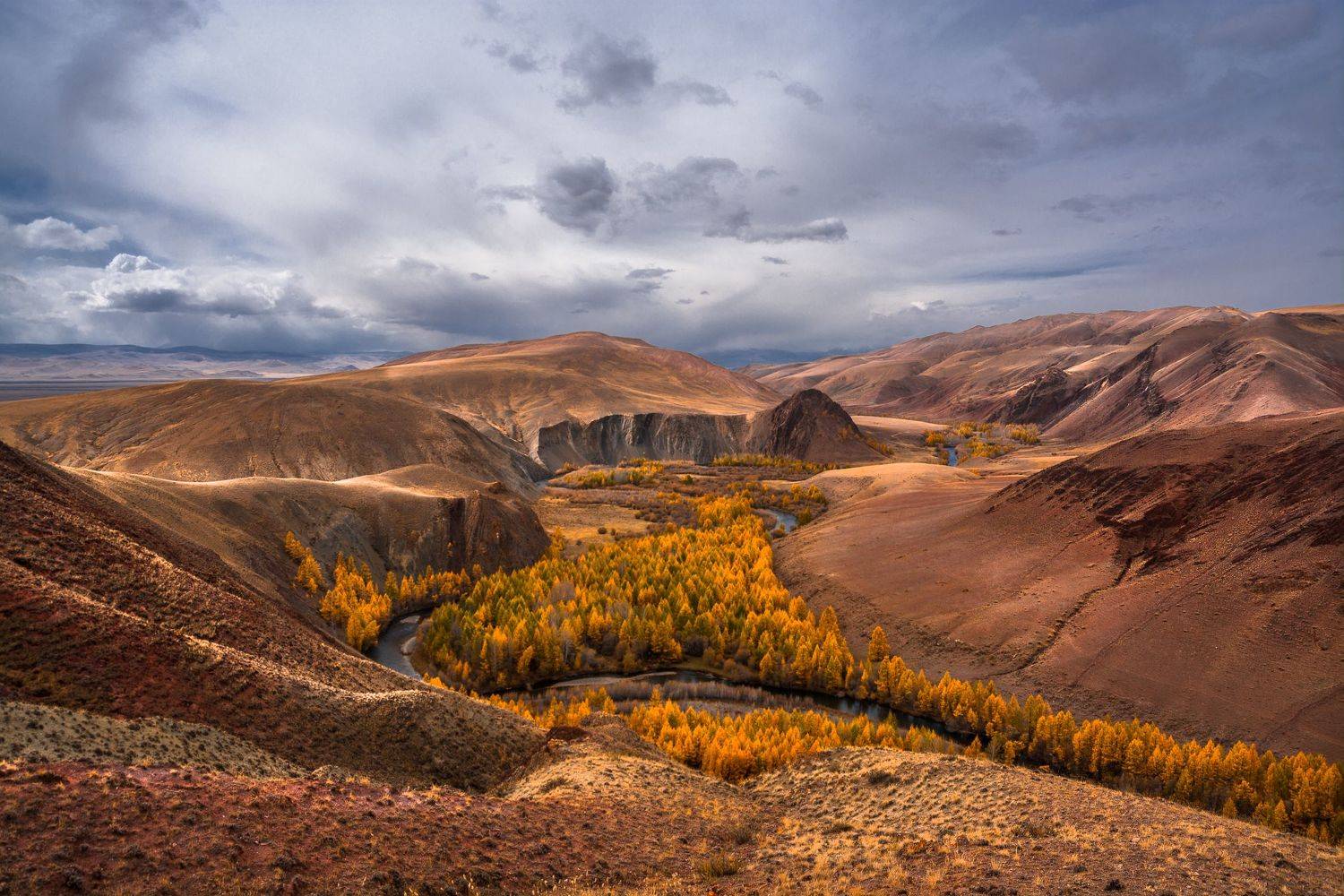 россия, горный алтай,красное ущелье,осень, Андрей Поляков