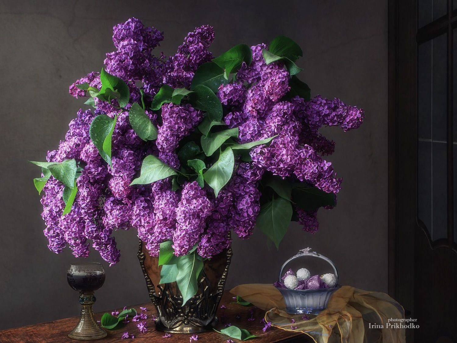 натюрморт, весна, цветы, сирень, букеты, Приходько Ирина