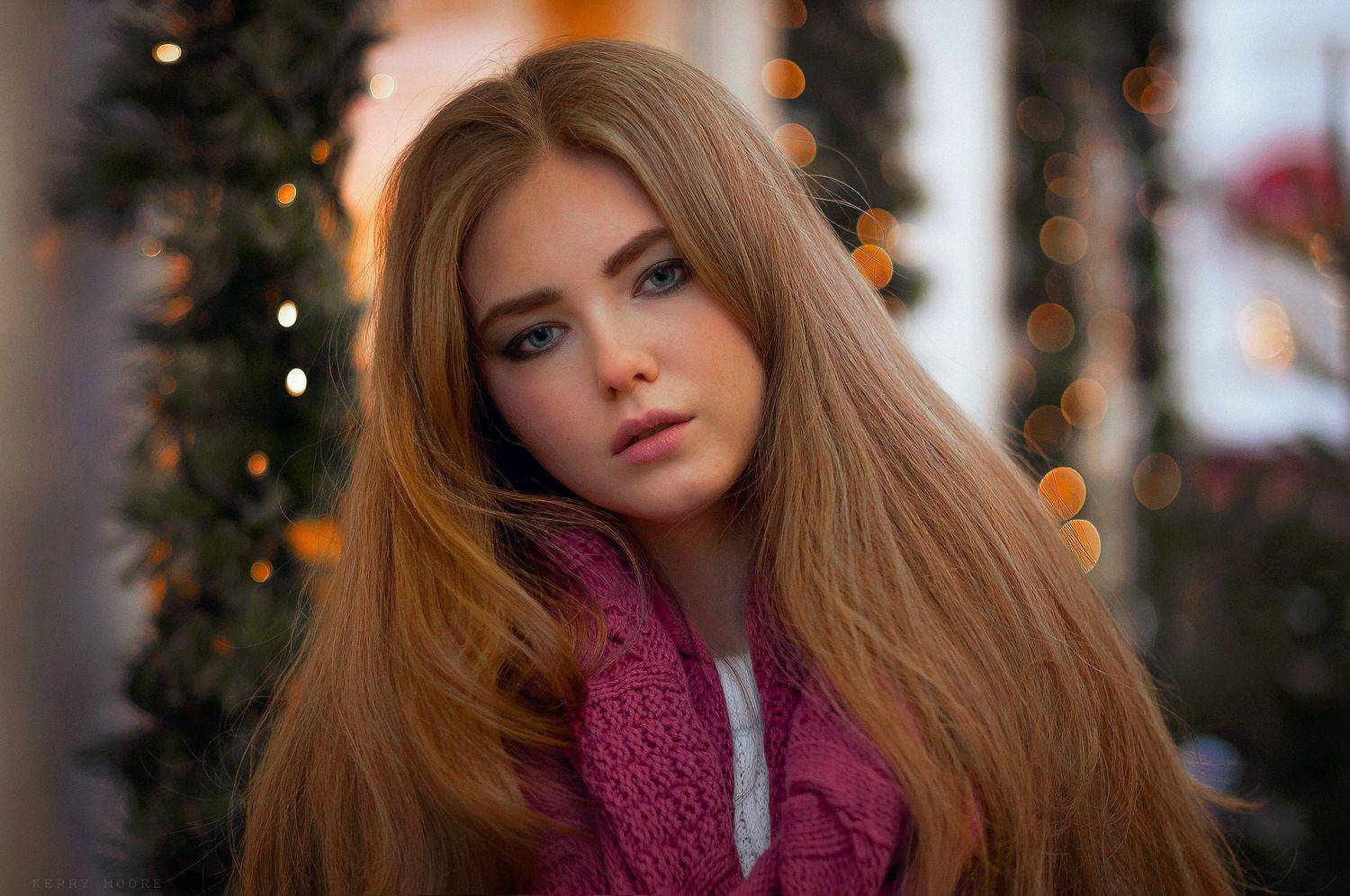 праздник,девушка,зима,портрет,модель,beauty,girl,portrait,winter,  Kerry Moore
