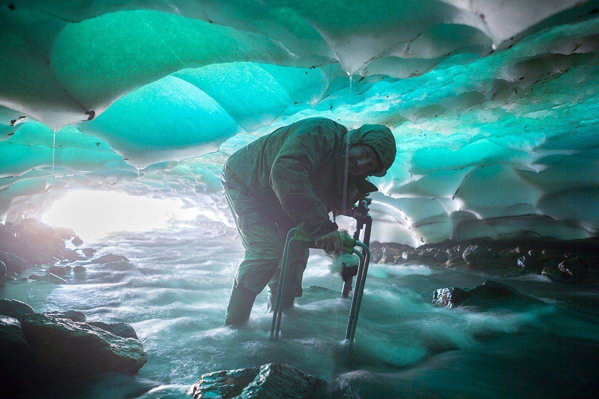 Камчатка, Пещера, Снег, Фотограф, Денис Будьков