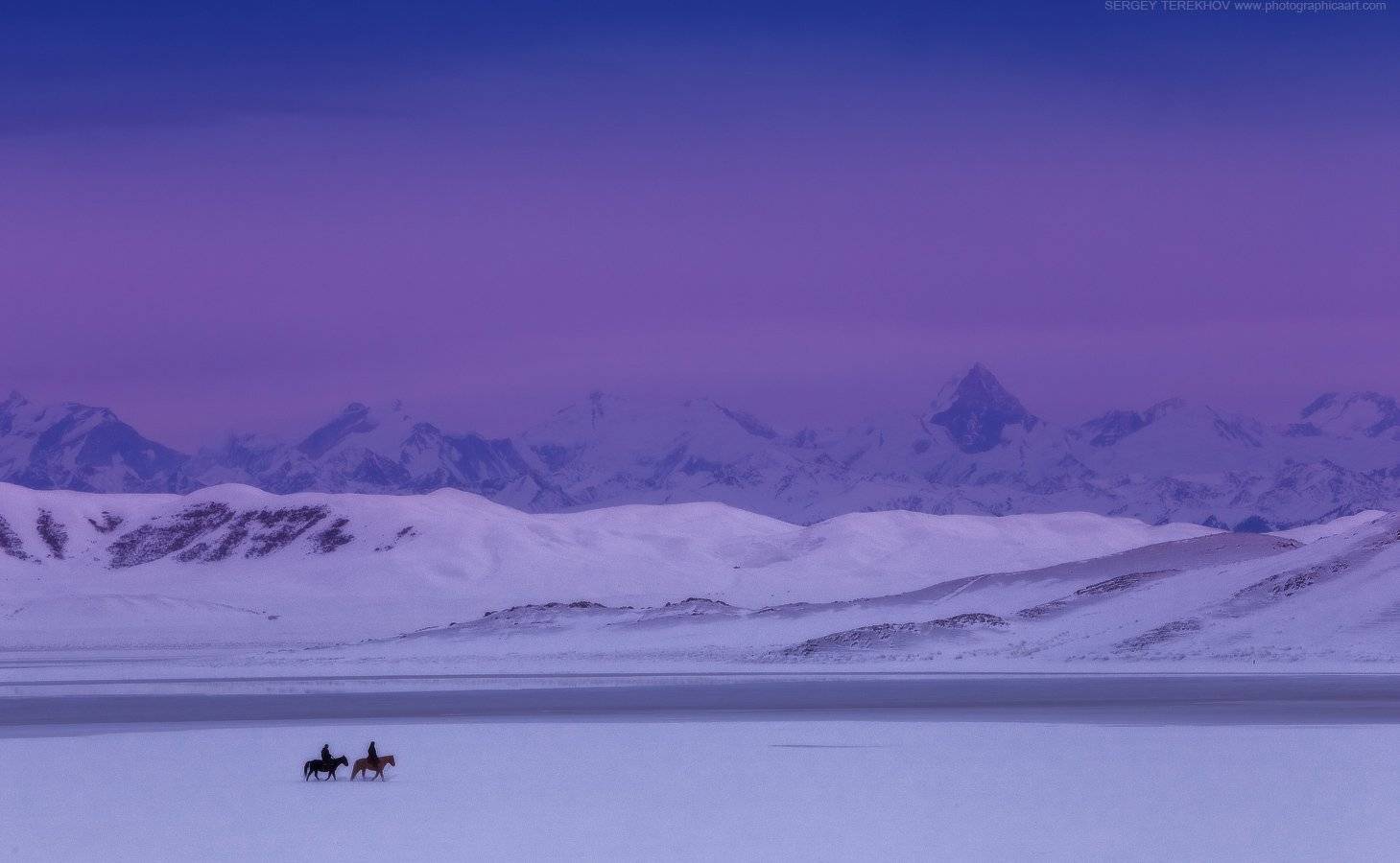 Казахстан., Озеро Тузколь, Пик Хан-Тенгри, Сергей Терехов