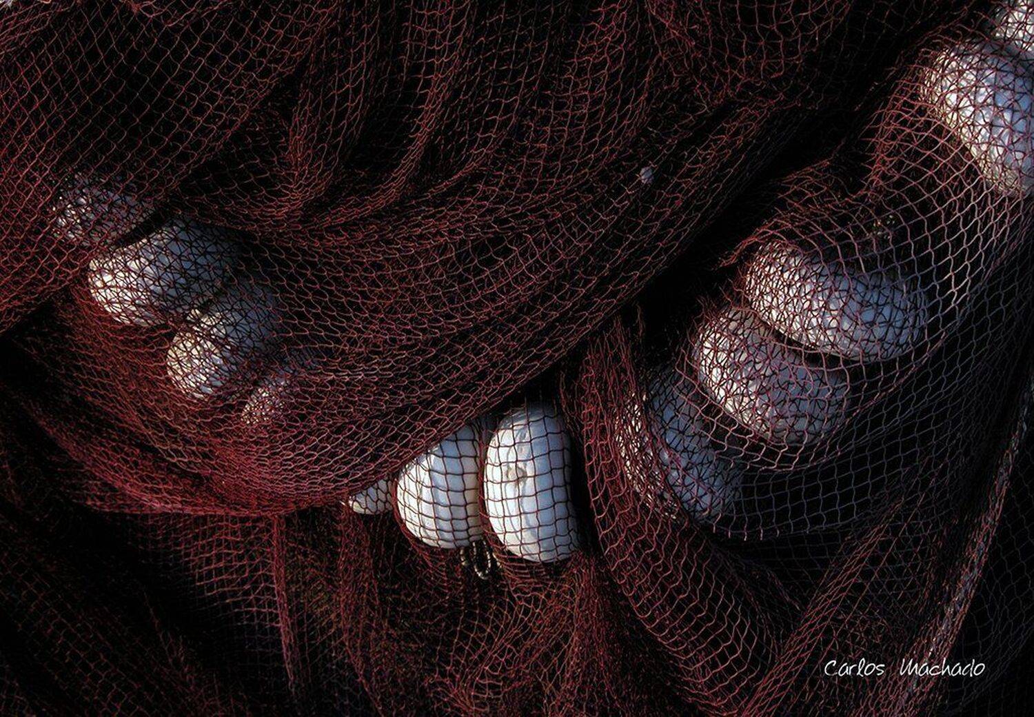 , art, fishnets, macro, sea, urban, Carlos Machado