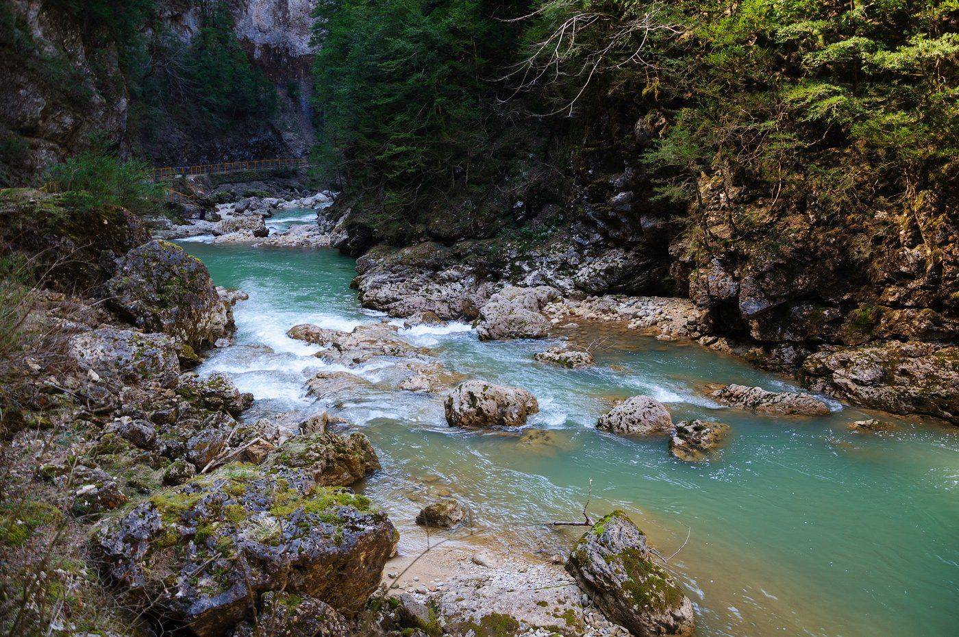 река, курджипс, гуамское, ущелье, Евгений Карпенко