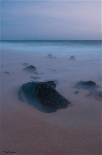 Black stones