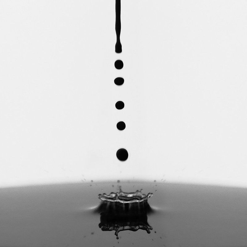 Black, Black & white, Black and white, Water, White Fleeting Perfection фото превью