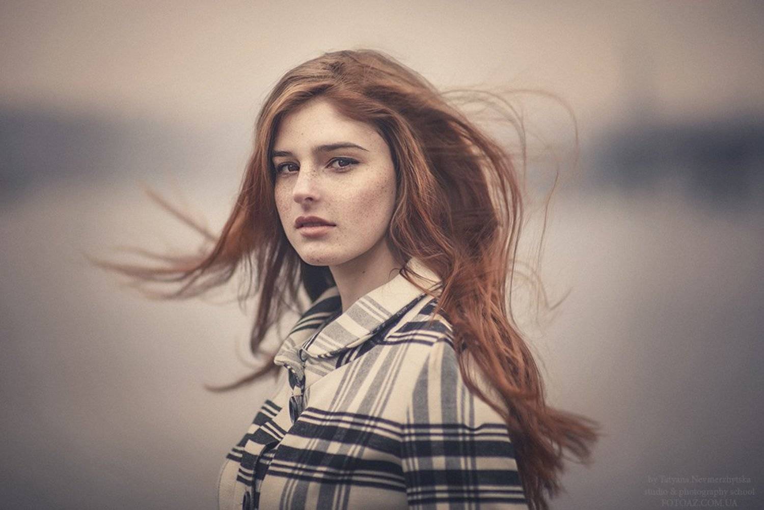 Веснушки, Ветер, Взгляд, Вода, Волосы, Настроение, Портрет, Невмержицкая Татьяна
