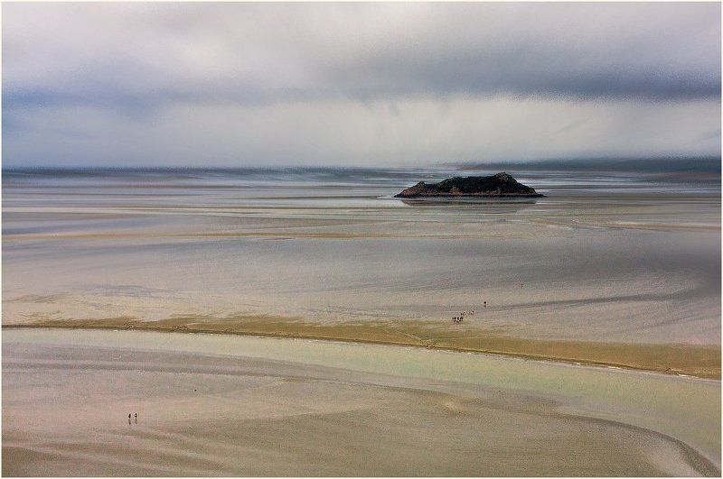 Отлив. Мон Сен-Мишель. фото превью