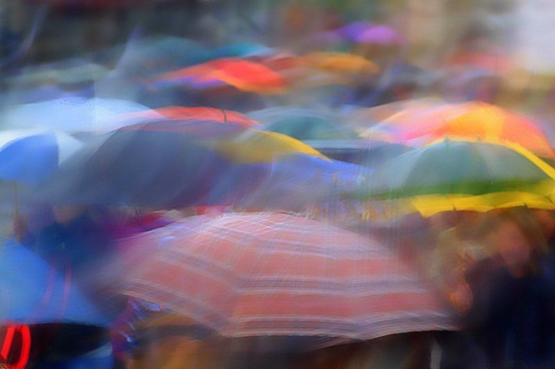 дождь, люди, зонтики eft фото превью