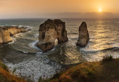 Закат на Голубиных скалах