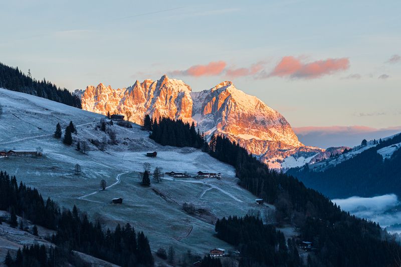 moutains alps winter   фото превью