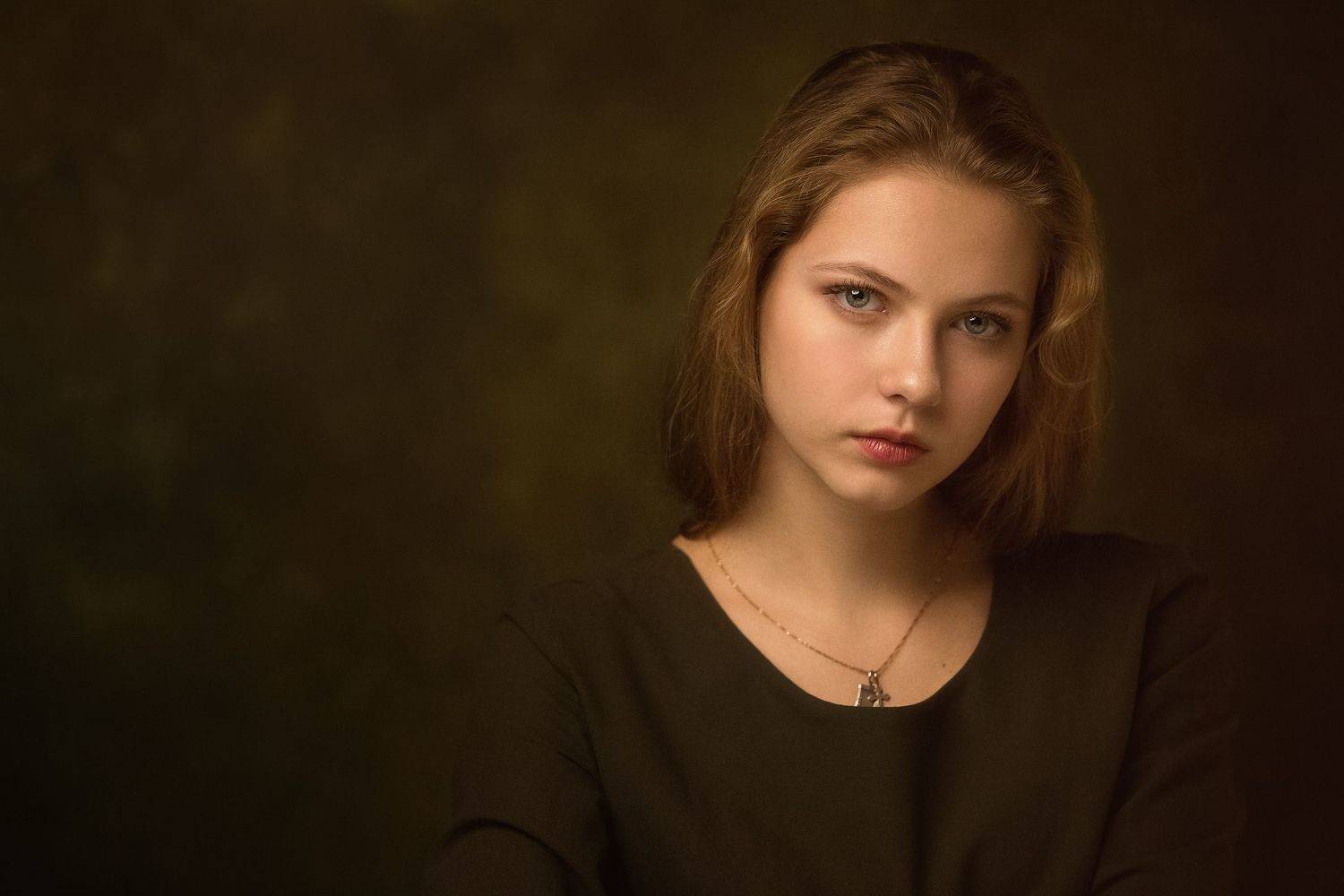 портрет, девушка, Алексей Назаров