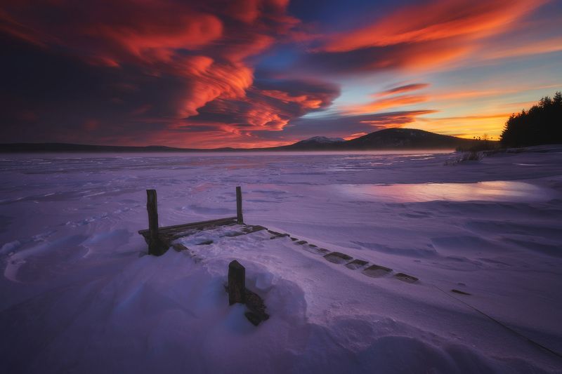 Закат На Озере Зюраткуль фото превью