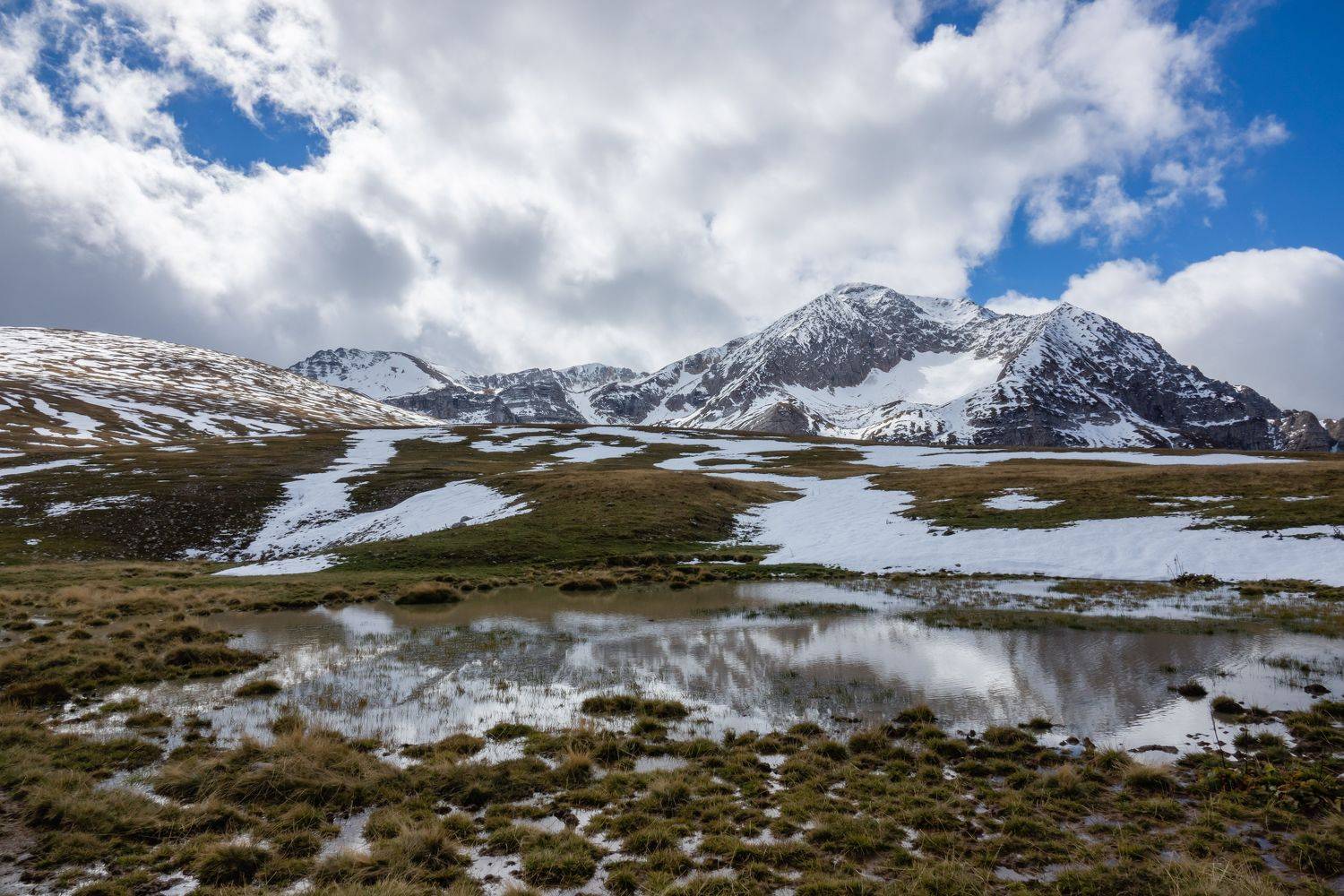 кавказский заповедник, лаго-наки, оштен, снег, горы, плато, Шишкалов Константин