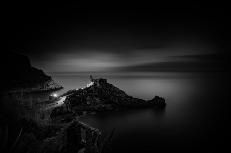 Portovenere Italy BW фото превью