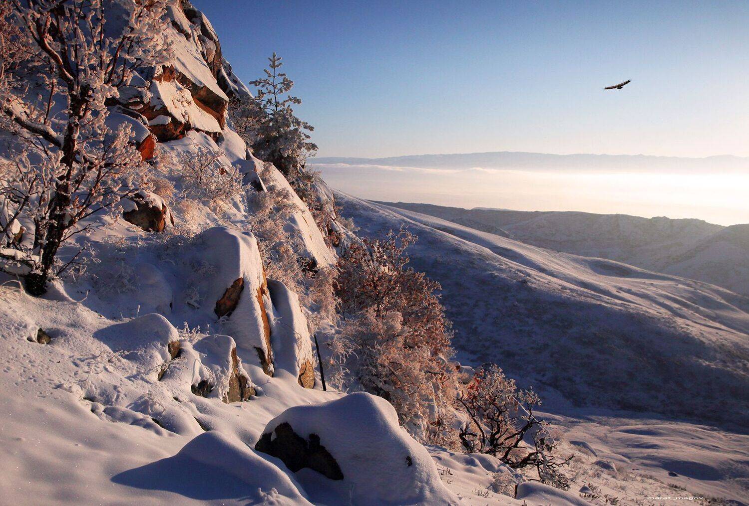зима,горы,дагестан,, Magov Marat