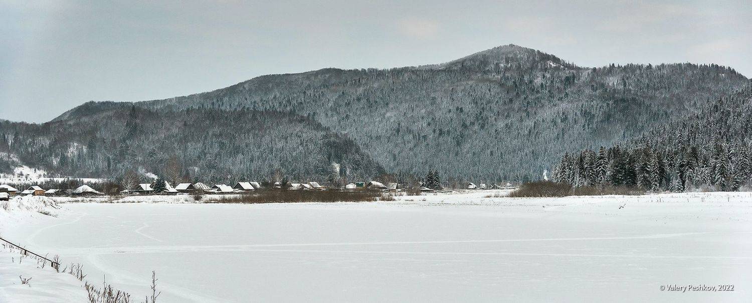 зима, снег, пихты, кедры, березы, усть-кабырза, мрассу, кабырза, горная шория, Пешков Валерий