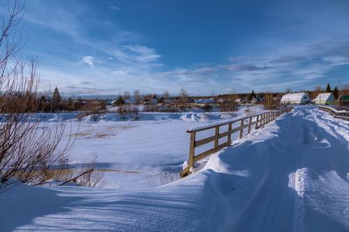 Мост через речку Пра