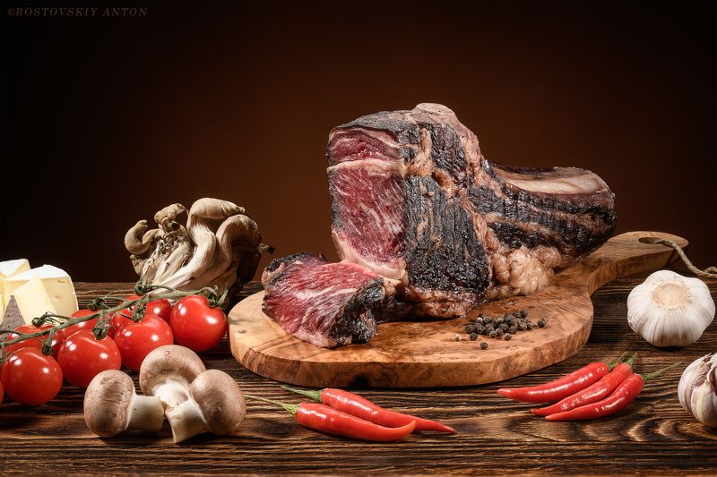 стейк, мясо, фуд фотограф, еда, ужин, вкусно Стейк | фуд фотограф фото превью