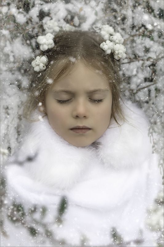 winter, snow, portrait, chaild January фото превью