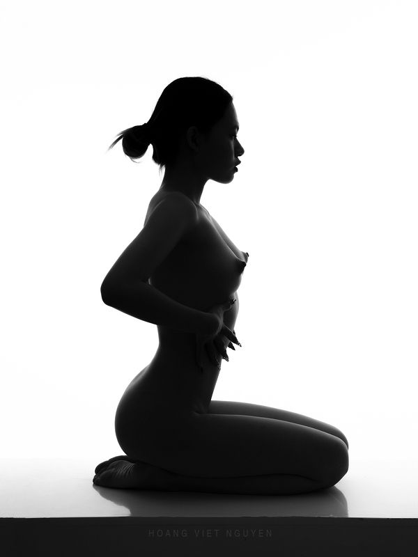 fine nude, nude, glamour, asian, vietnam, vietnamese, body, black and white, bw, bnw, monochrome * * * фото превью