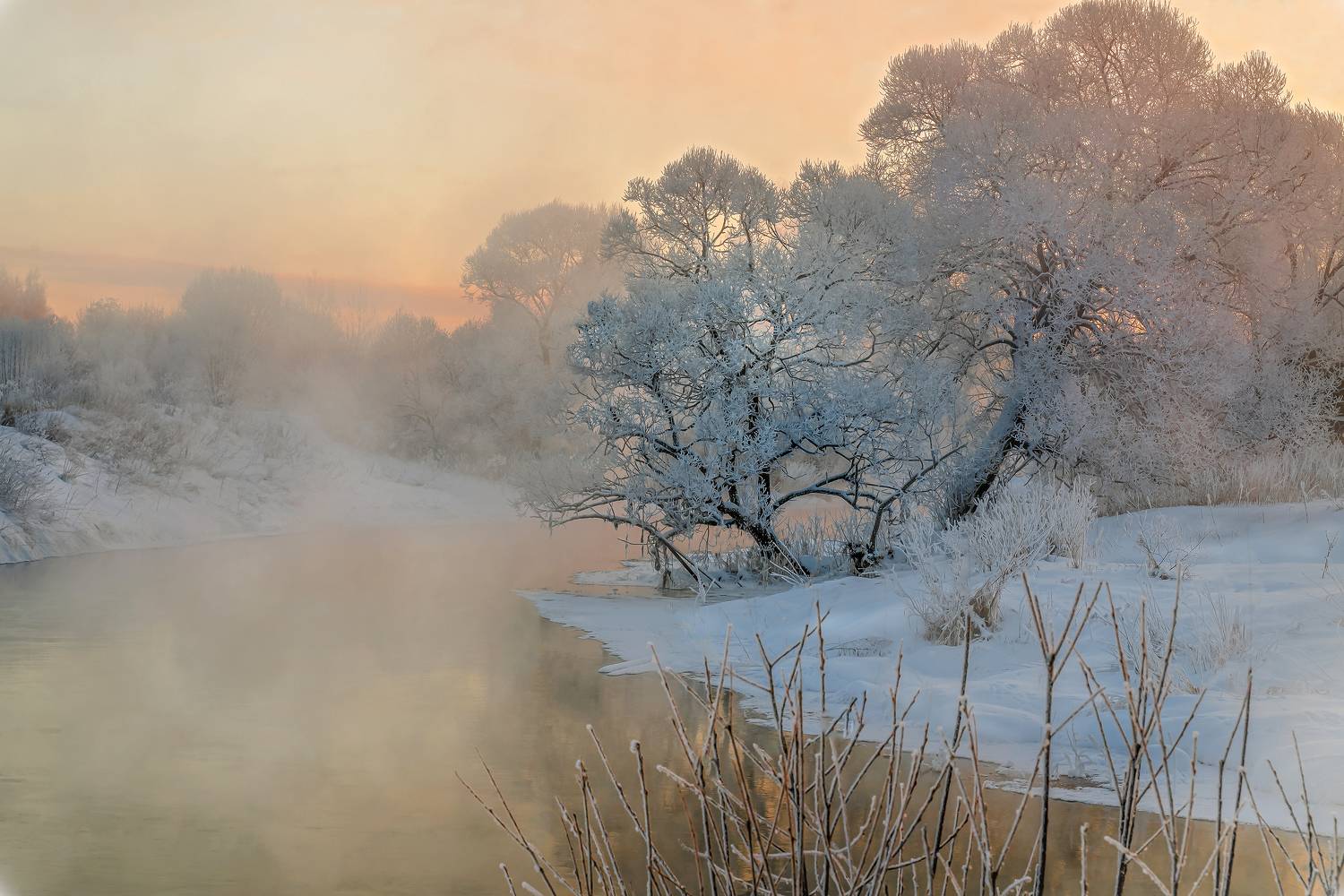 новый иерусалим. ,река истра. морозец., Бирюков Вячеслав