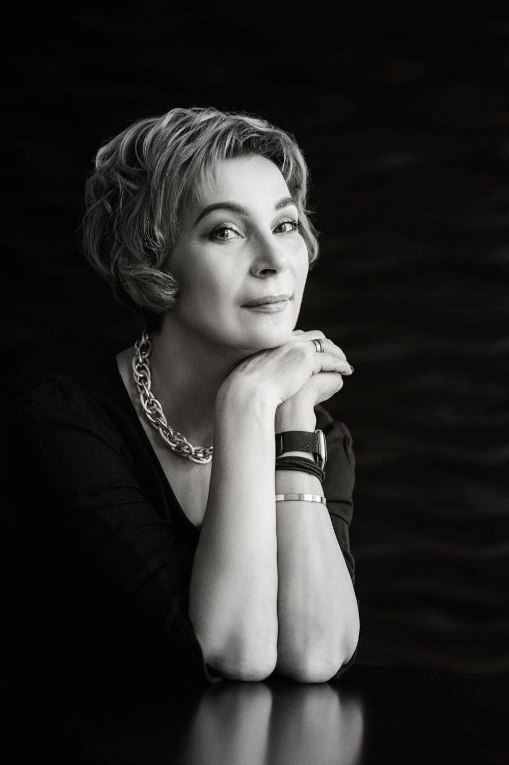 портрет, чб, взгляд, женский, , Елена Макарова