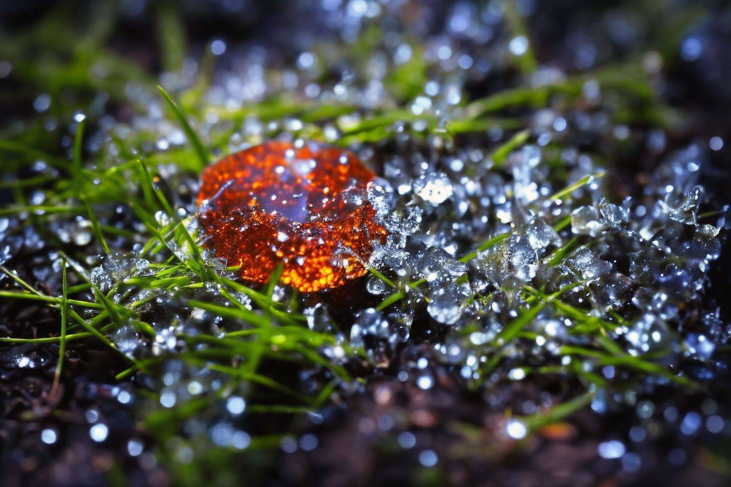 янтарь, камень, макро, предметная съемка, размытие, цветокоррекция, еловые иголки, драгоценный камень, Yiu Dmitriy