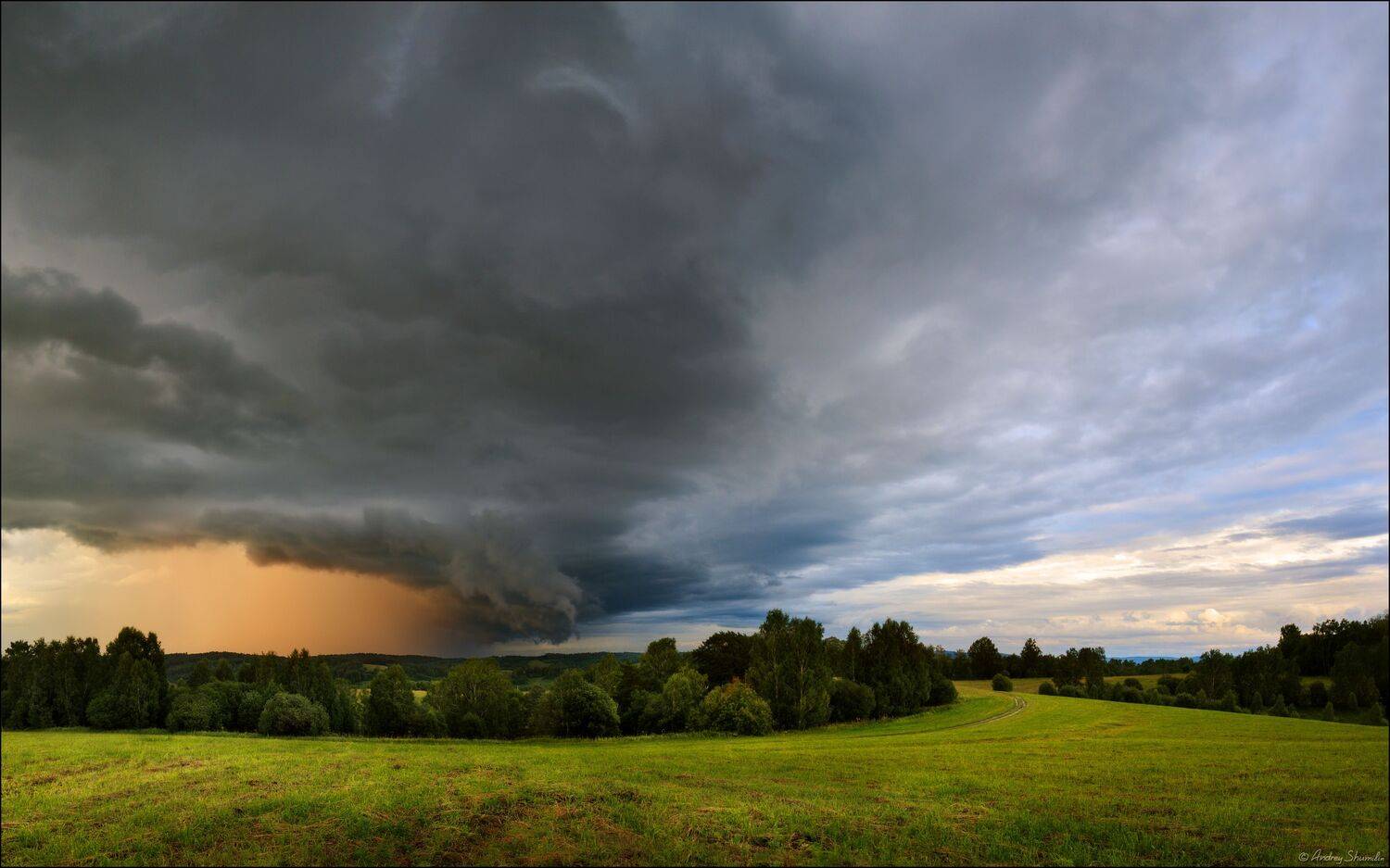 гроза, грозовой фронт, буря, дождь, ливень, Андрей Шумилин