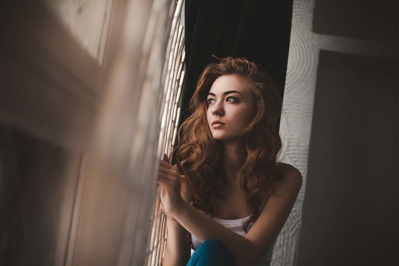 Девушка, Портрет, Портрет девушки waiting фото превью