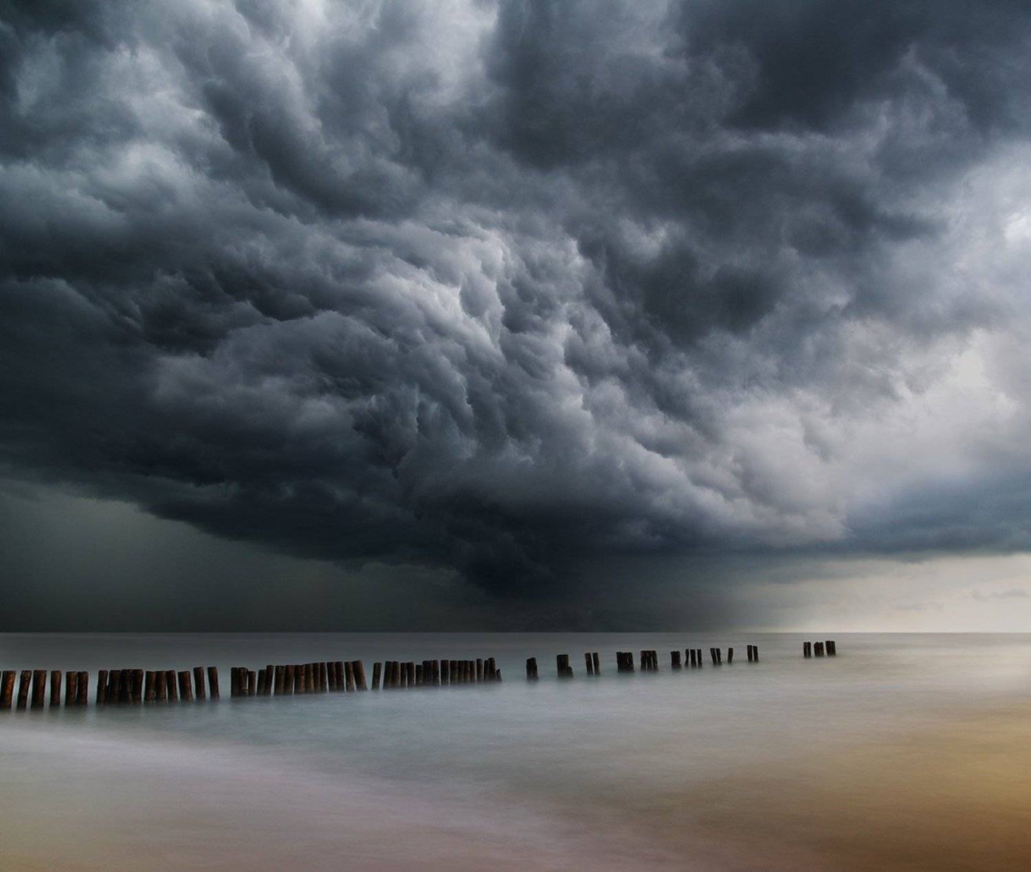 storm, clouds, Linhuania, sea, Mindaugas Žarys