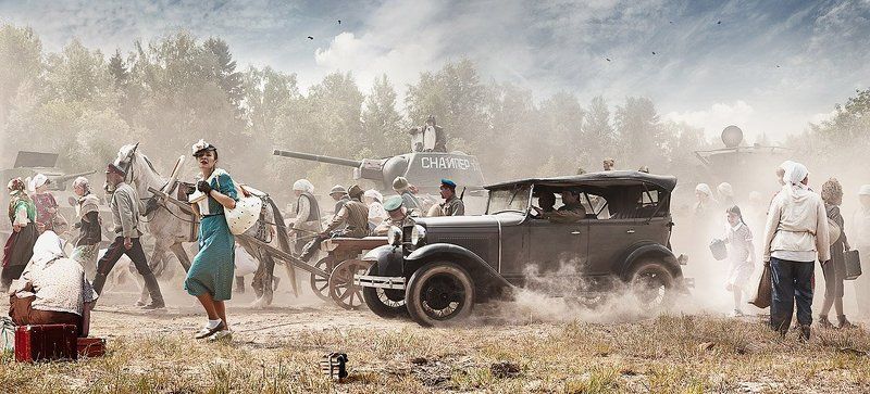 ба-27, газ-а, дорога исход, подвода, т-34 Дорога (исход) фото превью